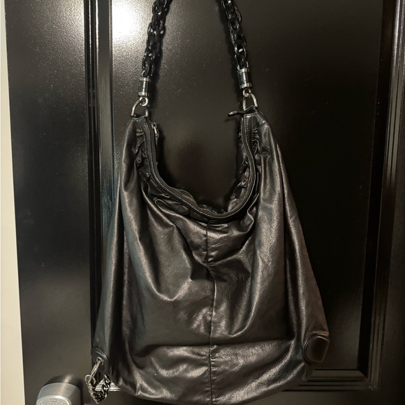 Gucci Black Leather Galaxy X Large Hobo Bag - Picture 3 of 15